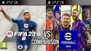 FIFA 23 Vs eFootball 2023 PS3