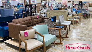 HOMEGOODS COFFEE TABLES SOFAS ARMCHAIRS CONSOLES FURNITURE SHOP WITH ME SHOPPING STORE WALK THROUGH