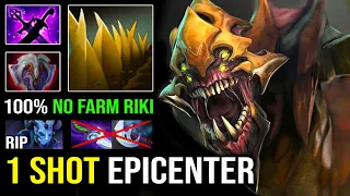 How to 100% DELETE Riki From Offlane | Unlimited Sand Storm DPS 1st Item Soul Ring 1 Shot Dota 2