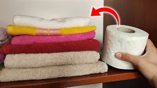 Положите рулон туалетной бумаги в шкаф 💥 Результат вам точно понравится!