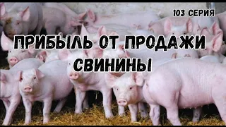 Миллион на свиньях.Обновление глубокой подстилки .Прибыль от продажи свинины.