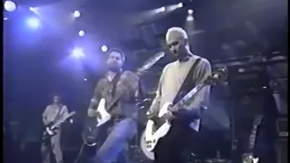 MIKE WATT w/EDDIE VEDDER, DAVE GROHL, & PAT SMEAR "Big Train" Live on Jon Stewart Show 1995