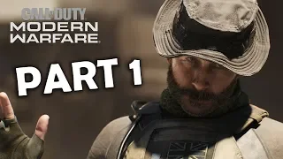 CALL OF DUTY MODERN WARFARE Gameplay Walkthrough Part 1 Campaign [1080p HD PS4/PC] - No Commentary