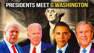 US PRESIDENTS TRAVEL BACK in TIME to Meet George Washington (AI Voice Meme)