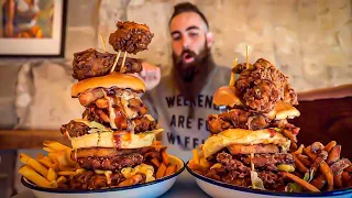 THE DOUBLE MASSIVE RUDELY NAMED BURGER CHALLENGE | C.O.B. Ep.101