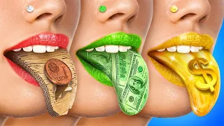 Riches VS Pauvres VS Giga Riches | Défi des 100 couches de chocolat ! Défis par RATATA BOOM