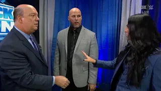 WWE SmackDown 08/01/21: Sonya Deville, Paul Heyman & Adam Pearce Backstage Segment