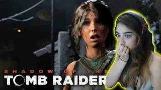 REACTING TO SHADOW OF THE TOMB RAIDER Gameplay Trailer (E3 2018)