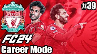 FC 24 Liverpool Career Mode #39 I Salah King of Premier League 👑 I Historic Game vs Man United