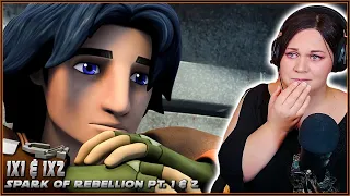 Star Wars: Rebels REACTION [1X1 1X2] 'Spark of Rebellion Part 1 & 2' [FIRST TIME WATCHING]