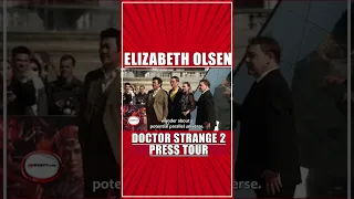 Elizabeth Olsen at the London Photo Call for Doctor Strange 2