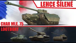 CHAR MLE. 75 - Nový francouzský zabiják - Čínské Lootboxy - Novinky World of Tanks CZ/SK