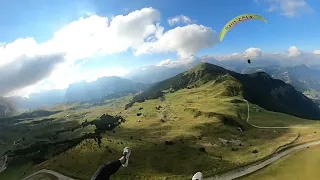 Paragliding | Val Gardena | Seceda (Ortisei) | Dolomites Italy | 10/8/2022 | GoProMax |