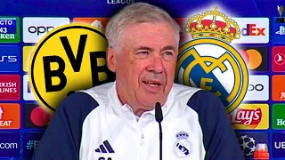 ANCELOTTI EN RUEDA DE PRENSA, MEDIA DAY PARA FINAL DE CHAMPIONS ANTE EL DORTMUND