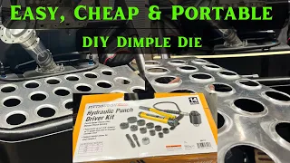 How to Use Dimple Dies - No Press Needed! | Harbor Freight Hydraulic Punch Driver Kit