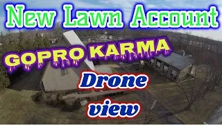 New Lawn Care Account GoPro Karma Drone View // Countryside Vlogs