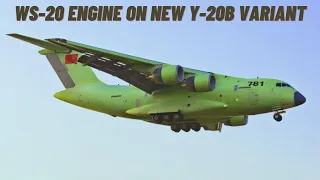 WS-20 Engine for Y-20B Heavy Transport Aircraft! WS-20 Engine Testing and Ready For Mass Production