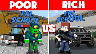 JJ Rich vs Mikey poor FBI School in Minecraft - (Maizen)