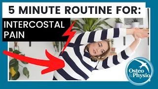 Our full 5 minute guided routine for helping with INTERCOSTAL MUSCLE PAIN!