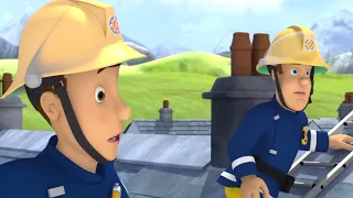 Пожарный Сэм | Пожарный на крыше 🚒1 час Компиляция  🔥мультфильм