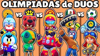 CUAL ES EL MEJOR DÚO de BRAWLERS? | OLIMPIADAS de DÚOS BRAWL STARS