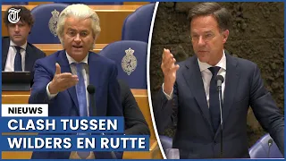 Wilders clasht met Rutte: 'Verdraai mijn woorden niet!'