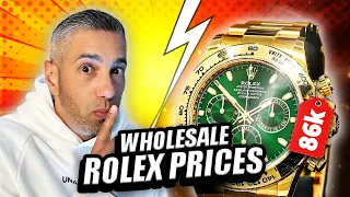 Wholesale ROLEX Prices: Dealers Don't Want You to See This!