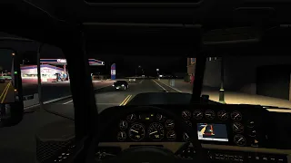 Driving through California in American truck simulator