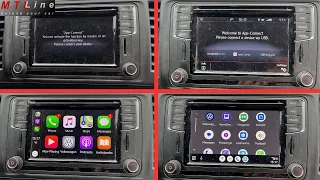 VW Transporter T6, BJ2017 – App-Connect Aktivierung (Android Auto, Apple CarPlay)