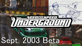 Need for Speed Underground (PS2, Sept. 2003 Beta)