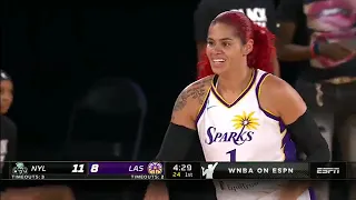 WNBA Los Angeles Sparks vs New York Liberty Full Game || June 2021