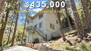 Home Tour: 419 Hartman Cir in Cedarpines Park For Sale Near Crestline, CA $435K #vacanthometour 2022