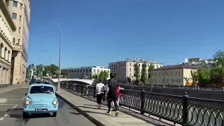 Пробег ретроавтомобилей в Москве 2022