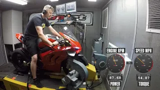 2019 Ducati Panigale V4 R Dyno