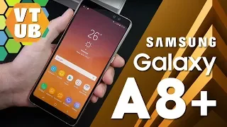 Samsung Galaxy A8+ 4/32gb Gold Распаковка и Знакомство