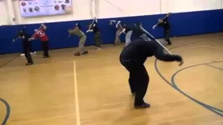 Systema Talanov video archive. Разминка с палкой. Warm-up with stick.