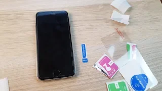 НАКЛЕИЛ ЗАЩИТНОЕ СТЕКЛО НА IPHONE 8 С ALIEXPRESS!