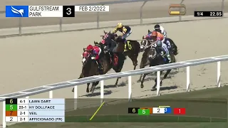 Gulfstream Park Carrera 3 - 2 de Febrero 2022