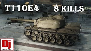 World of Tanks gameplay - T110E4 - 8 Kills - 9,4K Damage