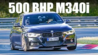 500 HP BMW M340i Livin Open Diff Life on the Ring!