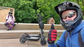 Hulajnoga elektryczne 5600w-6000w scooter podróży daleko 54km