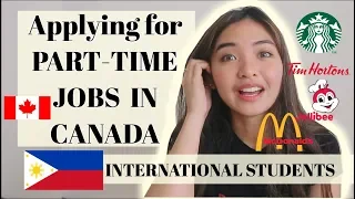 How to Get Part-Time Jobs in Canada for International Students🇨🇦🇵🇭🇮🇳🇧🇷