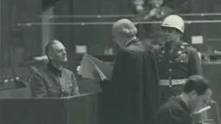 Nuremberg Trial Day 99 (1946) Field Marshal Wilhelm Keitel Direct Dr. Otto Nelte (AM)