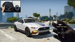 2021 Ford Mustang MACH 1 - Grand Theft Auto V - Logitech G29 Gameplay