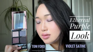 NEW Tom Ford Eye Quad Creme In Violet Satine - Ethereal Purple look