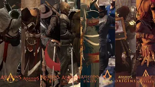 1 Minute of Hidden Blade Takedowns From Every Assassin's Creed