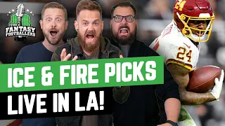 Ice & Fire Picks + Best Movie/Player Comps: LIVE in LA | Fantasy Football 2022 - Ep. 1257