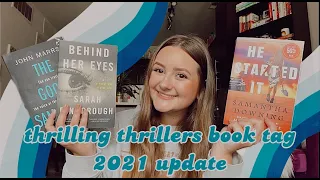 2021 mystery thriller recommendations | thrilling thriller book tag UPDATE