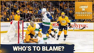 Who's to Blame for Nashville Predators' Epic Choke Job Against the Vancouver Canucks?