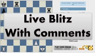 Blitz Chess #2152 with Live Comments English Defence vs ferdia with Black